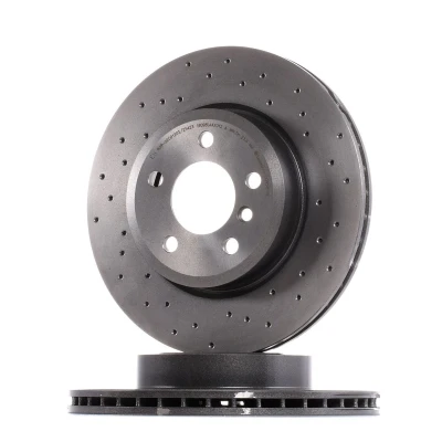 Image of 34113400151 Brake disc BREMBO XTRA LINE 09.9581.1X 325mm 25mm 5 perforated/vented Coated High carbon BMW: X3