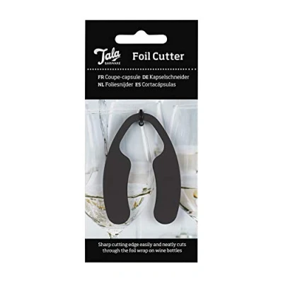 Image of Tala Barware Soft Touch foil Cutter with Grip Handle, essential tool for removing the protective on wine bottles