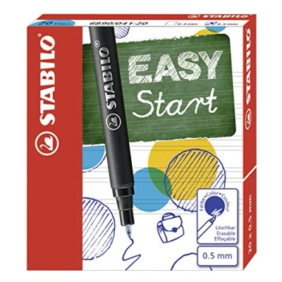Image of Ergonomic Rollerball STABILO EASYoriginal Refills Pack of 20 Blue