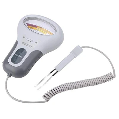 Image of Water Quality PH and Chlorine CL2 Tester Swimming Pool Spa Analyzer with Probe