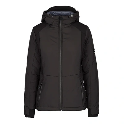Image of Trespass Womens/Ladies Courtney DLX Padded Jacket (Black) Size Medium