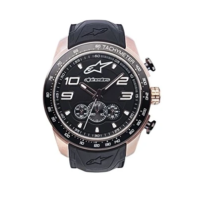Image of Alpinestars Mens Chronograph Quartz Watch with Silicone Strap 1017 96011