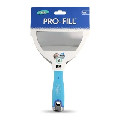 Image of Axus Decor Pro Fill (Blue Series) Stainless Steel Flexible Filling Knife, Filler Knife Putty for Professional &amp; DIY Projects Anti Rust Blade and Rubberized Handle 6 Inch/ 150mm