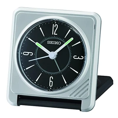 Image of Seiko Clock, Silver, Standard