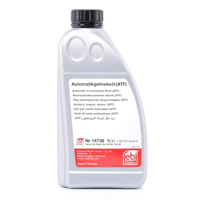 Image of 090513486, 90513486 Automatic Transmission Fluid FEBI BILSTEIN 14738 ATF IV 1l yellow BMW: 3 Saloon, Touring, VOLKSWAGEN: Transporter 4
