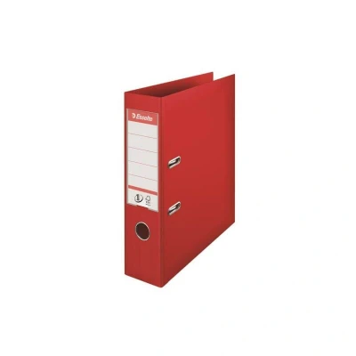Image of Esselte A4 Lever Arch File, Red, 72mm Spine, Plastic, 811330, 500 Sheets Capacity