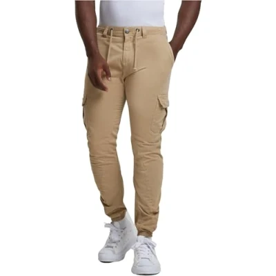 Image of Urban Classics Jogging Cargo trousers, Men&#039;s, Size: 5XL, Unionbeige