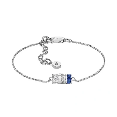 Image of Emporio Armani Bracelet for Women, Sterling Silver Components Bracelet, Length: 150mm+30mm, Width: 10mm, Height: 5.5mm, EG3580040