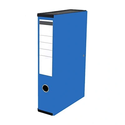 Image of Very Strong Premium Quality Linen Box Files A4 Foolscap (Blue)