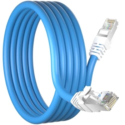 Image of Cat7 Ethernet Cable 10m, Long Internet 10m High Speed Network Shielded RJ45 10 meter, SFTP 10Gbps 600MHz Gigabit LAN 24AWG Wifi PiMF Patch for Router Modem