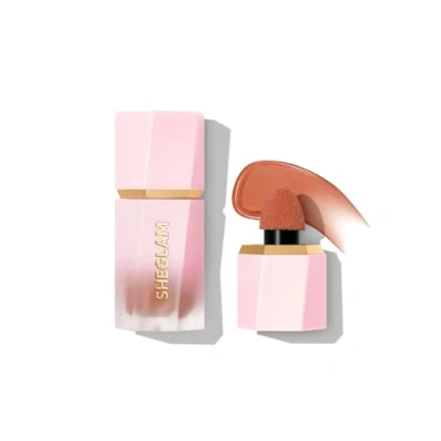 Image of SHEGLAM Color Bloom Liquid Blush Makeup for Cheeks Matte Finish Birthday Suit