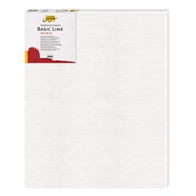 Image of Kreul Solo Goya 64050 Stretched Canvas Basic Line Approx. 40 x 50 cm with Cotton 4 Layers Primed Ideal for Oil, Acrylic and Gouache Paints Multi Coloured