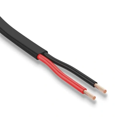 Image of AOHEWEI 2x0.75mm² Flat Twin 2 Core Cable Conductor Copper Electrical Wire 5V 12V 24V 60V, Thin Wall Red/Black Automotive Boat 5/10/20/50 Meters