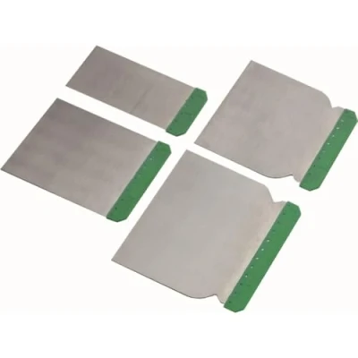 Image of METAL PUTTY SPATULA SET SMALL LARGE Knife Scraper/Crack Filler/Plaster/Drywall