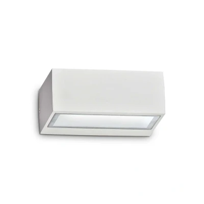 Image of Outdoor Twin Up Down Wall Light White IP44, G9