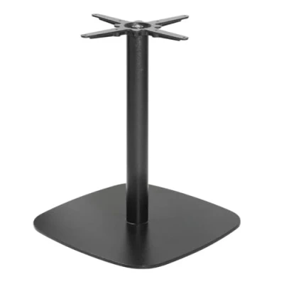 Image of Bolero Black Cast Iron Table Base 720x600mm