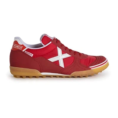 Image of MUNICH Unisex GRESCA Low Top Sneakers, Rojo, 10 UK