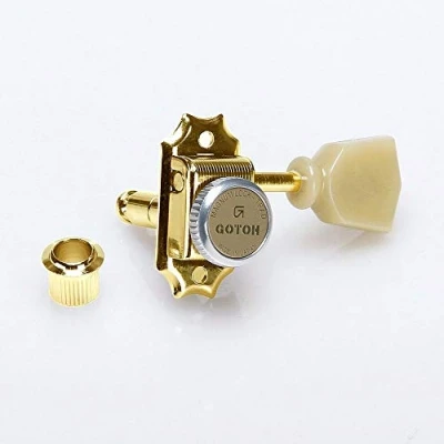 Image of Gotoh SD90 Vintage Magnum Lock Traditional Tuners 3 Aside Gold