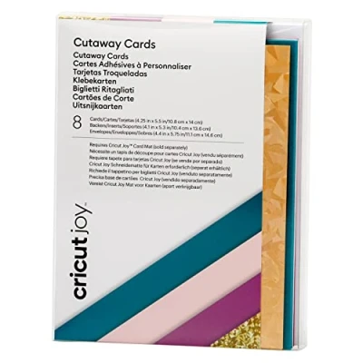 Image of Cricut Cutaway Cards Corsage 10.8cm x 14cm (4.25&quot; 5.5&quot;) 8 Pack for use Joy, (2008858)
