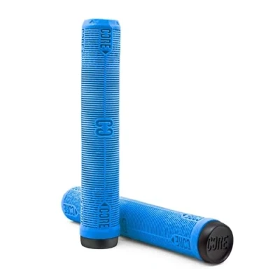 Image of CORE Pro Handlebar Grips, Soft 170mm Longneck Bike Grips fits Stunt Scooters BMX MTB (Skinny Blue, 170mm)