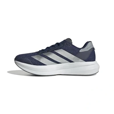 Image of adidas Men&#039;s Duramo Speed 2 Running Shoes, Dark Blue/Silver Metallic/Halo Silver, 3.5 UK