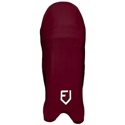 Image of FORTRESS Cricket Pad Covers 9 Colours Batting Pads Wicket Keeper (Batting Pads, Maroon)