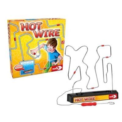 Image of Noris 606060172 Hot Wire, the well known skill game for whole family (batteries not included in game), from 3 years