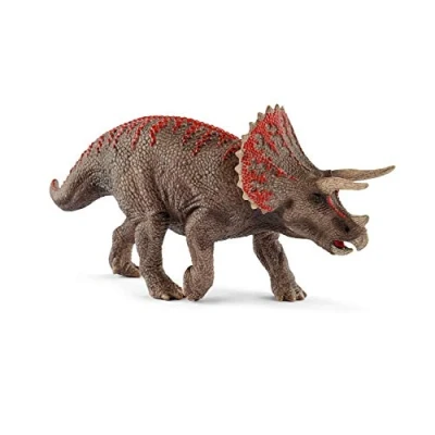 Image of schleich 15000 Dinosaurs Realistic Triceratops Dinosaur Figure Authentic and Highly Detailed Prehistoric Jurassic Dino Toy, Durable for Education Fun Toys, Gifts Ages 4+