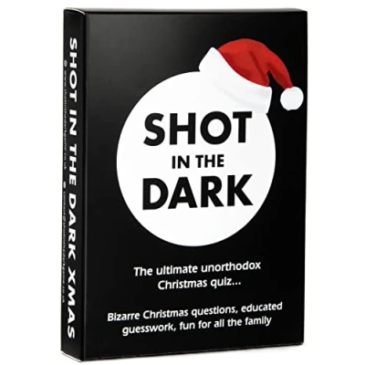 Image of Shot in the Dark: Christmas Quiz Edition 2+ players Adults &amp; Kids Ideal Stocking Filler Gift