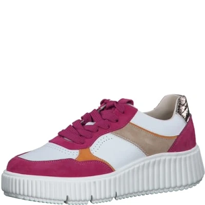 Image of Tamaris 1 23771 42 Women&#039;s Trainers Sneaker, Fuxia Comb, 5 UK