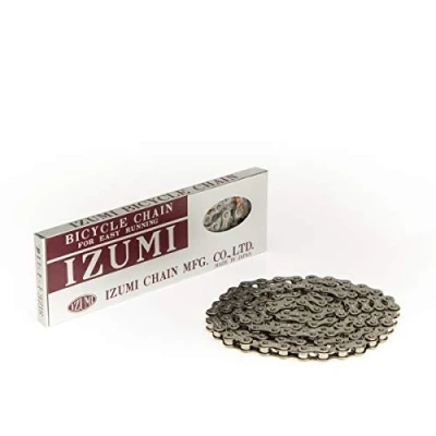 Image of Izumi Standard Track/Fixed Chain 1/8 x 1/2 (116 Links), Silver