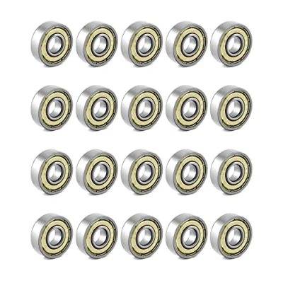Image of QWORK® 20 Packs 608zz ball Bearing, Longboard Roller Skate for skateboards, scooters, inline skates, 8mm x 22mm 7mm