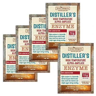 Image of Still Spirits 5x Distillers Alpha Amylase Enzyme 12g High Temperature for 25L