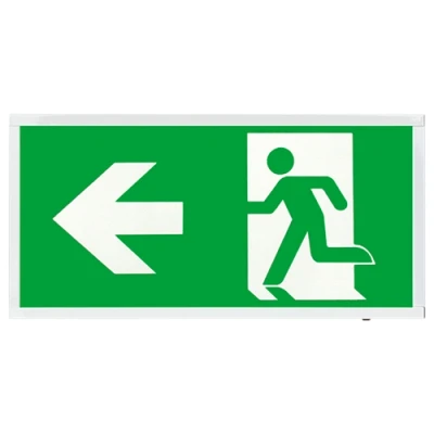 Image of Duceri 3W LED Maintained Emergency Sign LEFT, Self Test
