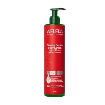 Image of Weleda Firming Serum Body Lotion with Pomegranate, Moisturiser Maca Peptide, Moisturising Cream For Men &amp; Women, 100% Certified Natural, Organic, Vegan, 250ml
