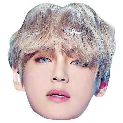 Image of Star Cutouts Ltd CM209 V (Pop) Tae Hyung Kim NAM Joon Bangtan Boys Party Mask,Multicolour