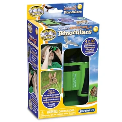 Image of Brainstorm Toys Outdoor Adventure Binoculars, Black