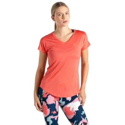 Image of Dare 2b Women&#039;s Vigilant Lightweight T Shirt Peach Bloom, Size: 12