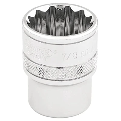Image of Draper HI TORQ� 12 Point Socket, 3/8&quot; Sq. Dr., 7/8&quot;