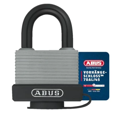 Image of ABUS 49976 Aluminium Padlock with 6401 Alike Keyed Silver
