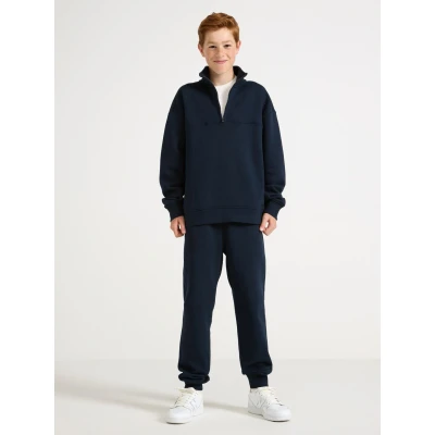 Image of Lindex Trousers Basic Tracksuit bottoms for kids, Size: 7 8y, Dark navy