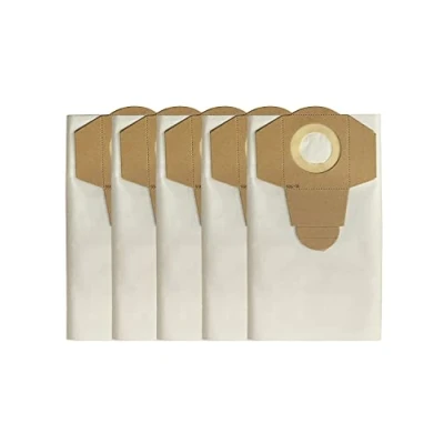 Image of Vacmaster 20L Standard Filtration Dust Bags for Wet &amp; Dry Vacuum Cleaners and Extractors (5 Pack)
