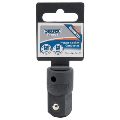 Image of Draper Impact Socket Converter, 1/2&quot;(F) x 3/4&quot;(M)