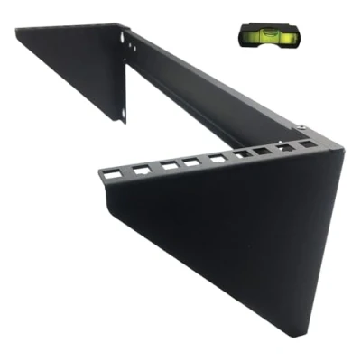 Image of JINGCHENGMEI 3U 125 lb Weight Capacity Heavy Duty 19 Inches Steel Vertical Patch Panel Mounting Bracket for Networking Equipment (MFT HVWRF3U）