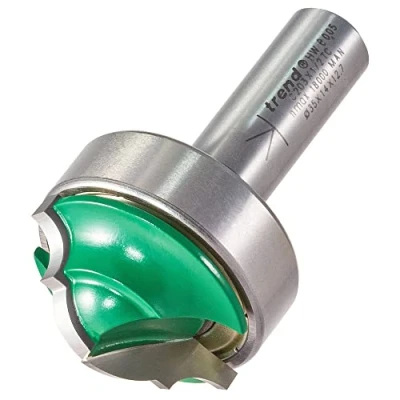 Image of Trend CraftPro Ogee Panel Router Cutter Bit, 1/2 Inch Shank, 6.3mm Radius, 35mm Cut Diameter &amp; 14.3mm Length, Tungsten Carbide Tipped, C203X1/2TC