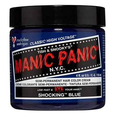 Image of Manic Panic High Voltage Classic Cream Formula Colour Hair Dye (Shocking Blue)