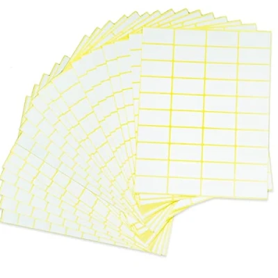 Image of 1800PCS Sticky Labels,Labels Stickers,38x19mm Matte White Labels Stickers Small Name for File Folders, Envelopes