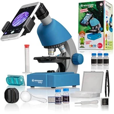 Image of Bresser Junior Microscope 40 640x Blue