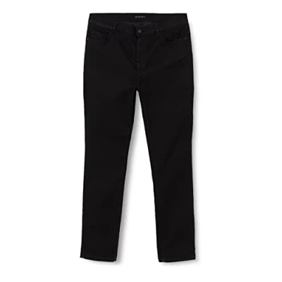Image of Sisley Women&#039;s Trousers 4OE7575T7 Shorts, Black Denim 811, 25