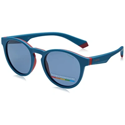 Image of Sunglasses Polaroid Pld 8048/s col. clp/c3 Junior Round Green water